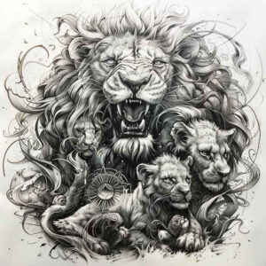 home-tattoo – tattoo design ideas free ai generated – pure-motif – for-elbow – Gallery: family-inkby-ai