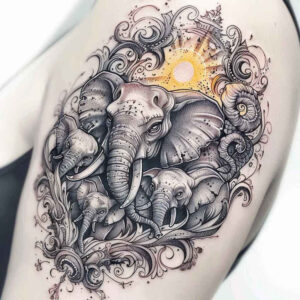 initials-tattoo – tattoo design ideas free ai generated – symbol-mark – for-shin – Gallery: family-inkby-ai