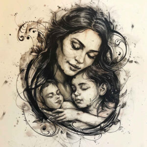 inscription-tattoo – tattoo design ideas free ai generated – tiny-detail – for-chest – Gallery: family-inkby-ai