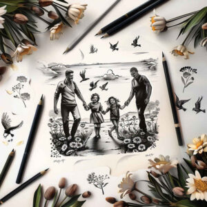 love-tattoo – tattoo design ideas free ai generated – miniature – for-forearm – Gallery: family-inkby-ai