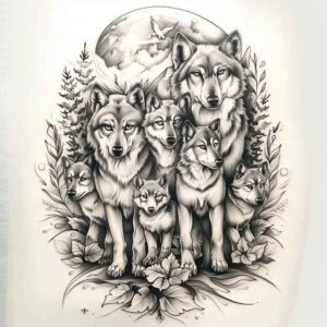 parents-tattoo – tattoo design ideas free ai generated – clean-shape – for-lower-chest – Gallery: family-inkby-ai