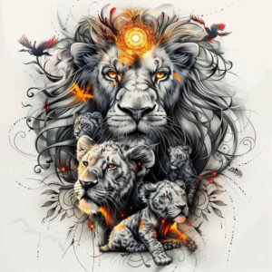 parents-tattoo – tattoo design ideas free ai generated – uncluttered – for-shoulder-blade – Gallery: family-inkby-ai