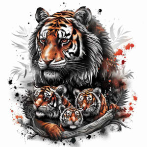 protective-tattoo – tattoo design ideas free ai generated – clean-stroke – for-lower-leg – Gallery: family-inkby-ai