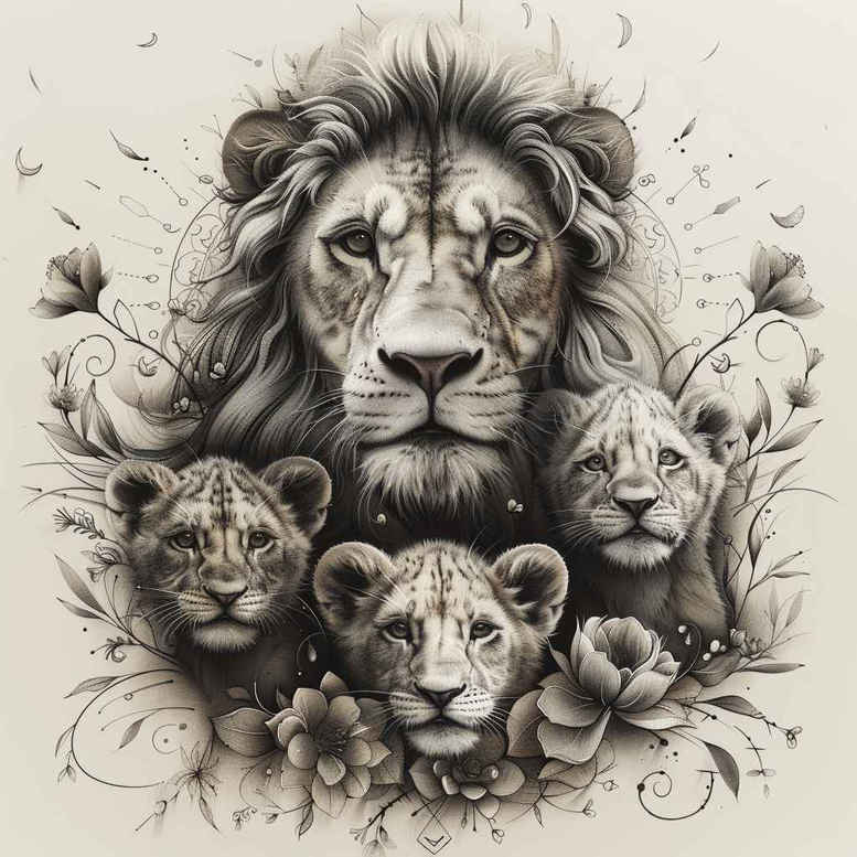 protective-tattoo – tattoo design ideas free ai generated – quiet – for-outer-arm – Gallery: family-inkby-ai