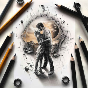 spiritual-tattoo – tattoo design ideas free ai generated – fine-dot – for-outer-arm – Gallery: family-inkby-ai