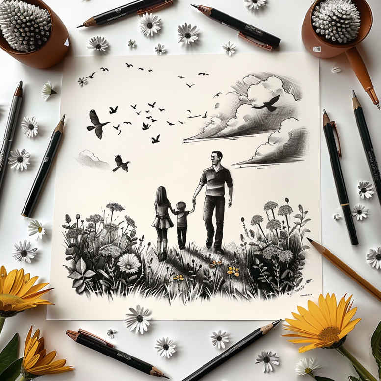 spiritual-tattoo – tattoo design ideas free ai generated – unembellished – for-inner-arm – Gallery: family-inkby-ai