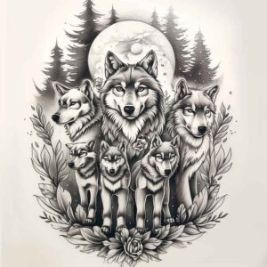 symbol-tattoo – tattoo design ideas free ai generated – thin-script – for-calf – Gallery: family-inkby-ai