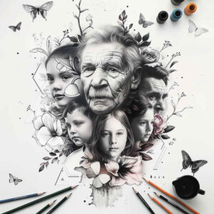 symbolic-tattoo – tattoo design ideas free ai generated – miniature – for-lower-thigh – Gallery: family-inkby-ai