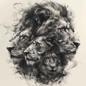 symbolic-tattoo – tattoo design ideas free ai generated – quiet-art – for-shoulder – Gallery: family-inkby-ai