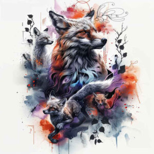 family tattoo design ideas Surrealism bizarre ancestry for upper chest