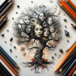 family tattoo design ideas bold motifs ancestry for upper thigh