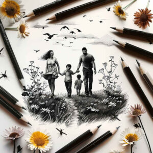 family tattoo design ideas expressive lines belonging for arm