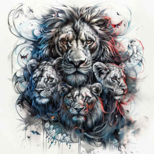 family tattoo design ideas dramatic lighting bond shows determination