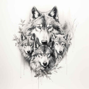 family tattoo design ideas clean lines connection for forearm