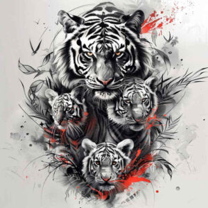 family tattoo design ideas Realism clean background devotion represents perseverance
