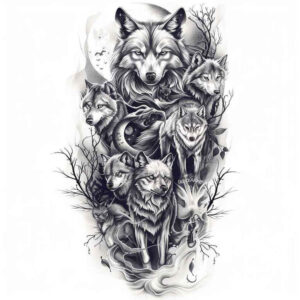 family tattoo design ideas Realism color precision eternal for back shoulder