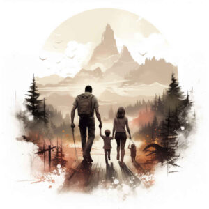 family tattoo design ideas Surrealism impossible forms eternal for shoulder