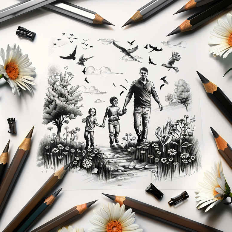 family tattoo design ideas Realism perfect proportions heart for nape