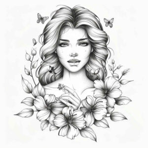 family tattoo design ideas bold highlights heart symbolising strength