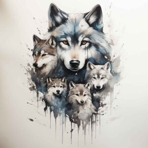 family tattoo design ideas black-and-white heritage courage and power