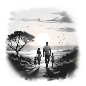 family tattoo design ideas dramatic lighting home embodying strength