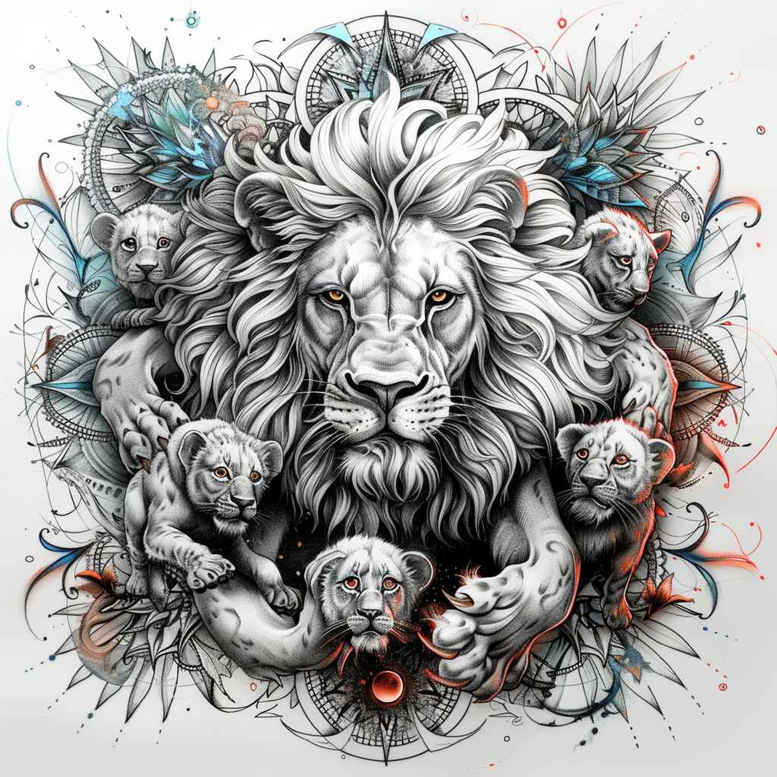 family tattoo design ideas textured fills home symbol endurance and power