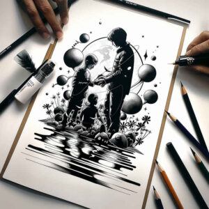 family tattoo design ideas soft shadows home symbol for upper shoulder