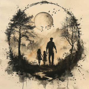 family tattoo design ideas line-art home symbol stands for determination