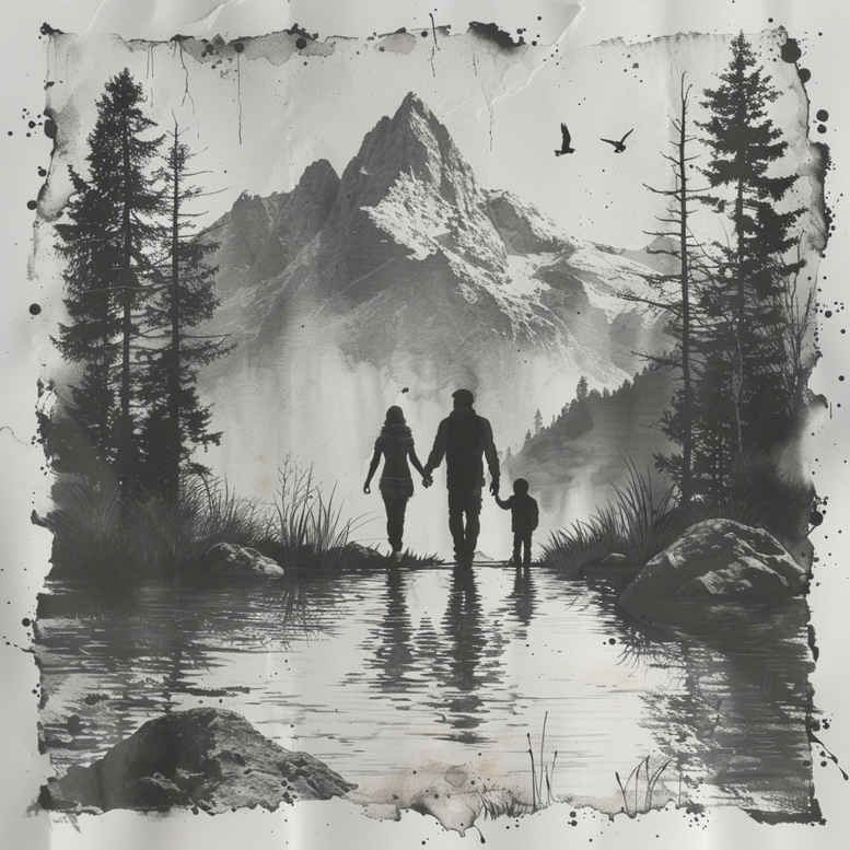 family tattoo design ideas bold highlights intertwined symbolising perseverance