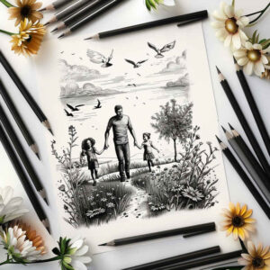 family tattoo design ideas Surrealism unconscious imagery intertwined symbols for back of neck
