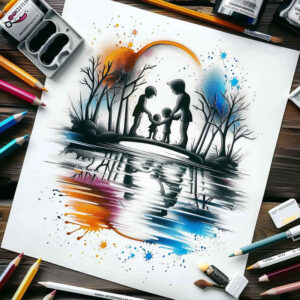 family tattoo design ideas vivid detail lineage for knee