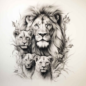 family tattoo design ideas Surrealism chromatic flux love and loyalty stands for resilience