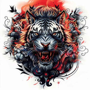 family tattoo design ideas color blending love shows endurance