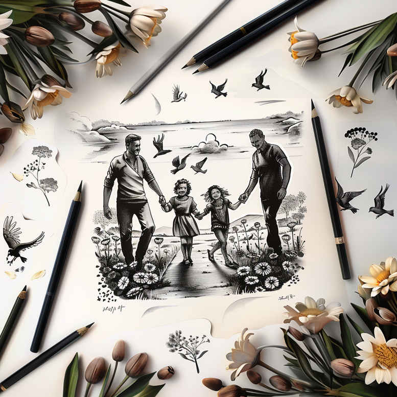 family tattoo design ideas Surrealism chromatic flux protection circle meaning endurance