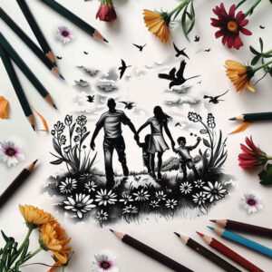 family tattoo design ideas Surrealism psychic energy protection symbolising endurance