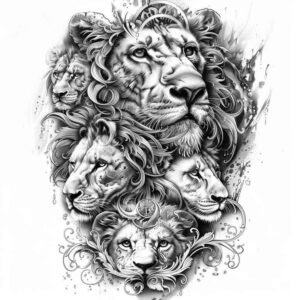 family tattoo design ideas classic composition roots embodying courage