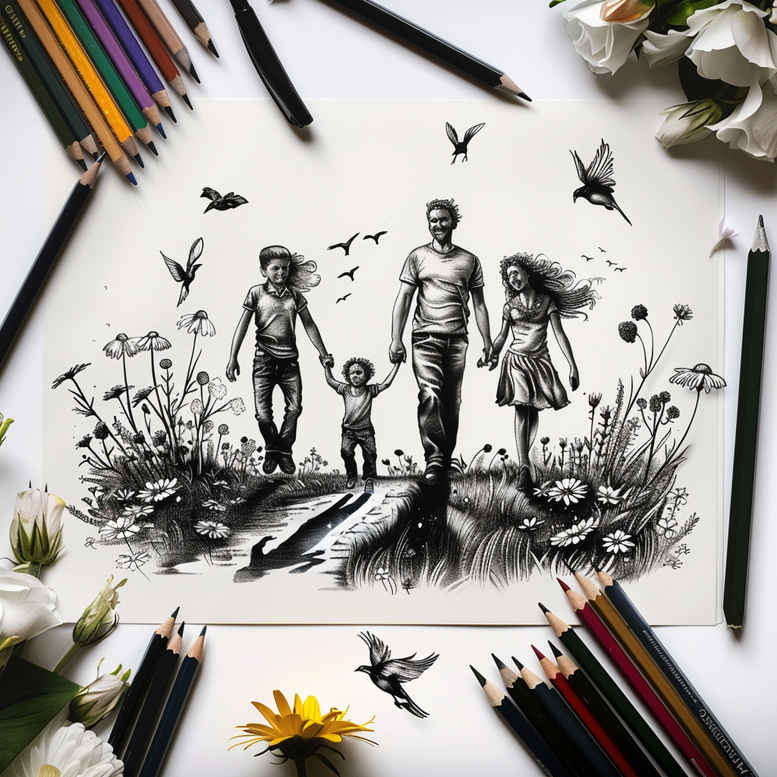 family tattoo design ideas high-key roots for knee