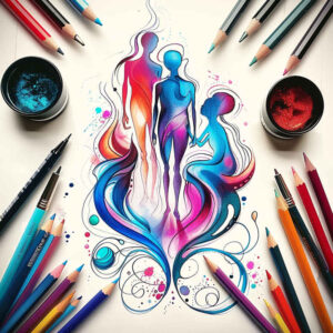 family tattoo design ideas Surrealism esoteric solidarity for biceps