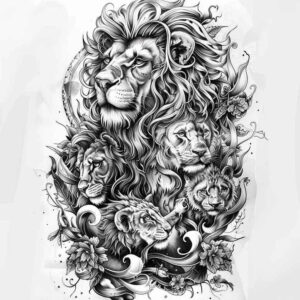 family tattoo design ideas accent shading solidarity for neck