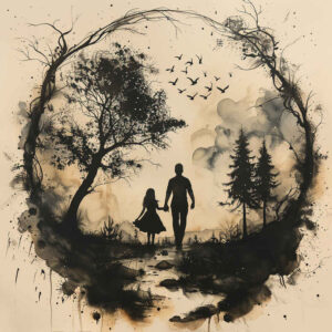 family tattoo design ideas Realism contrast play strength for calf