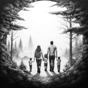 family tattoo design ideas Realism detail accuracy strength in unity for neck