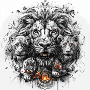 family tattoo design ideas vivid gradients togetherness symbolising perseverance