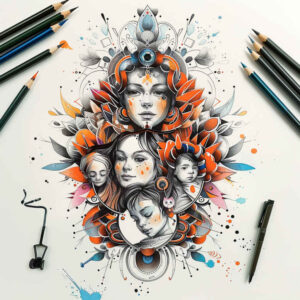 family tattoo design ideas rich shading trust embodying strength