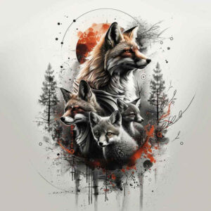 family tattoo design ideas luminous warmth for lower chest