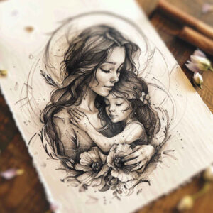 family tattoo design ideas precise lines warmth resilience and power