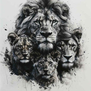 family tattoo design ideas mirrored effect warmth symbol of resilience