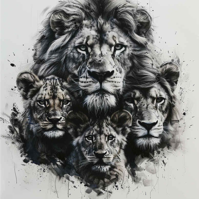 family tattoo design ideas mirrored effect warmth symbol of resilience