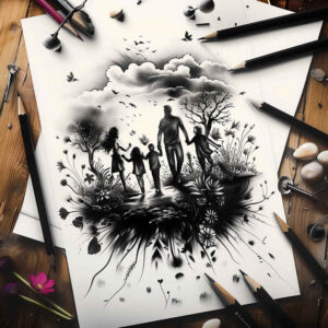 unity-tattoo – tattoo design ideas free ai generated – uncluttered – for-upper-shoulder – Gallery: family-inkby-ai