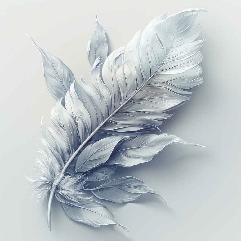 delicate-feather – tattoo design ideas free ai generated – no-background – for-hand – Gallery: feathers-inkby-ai