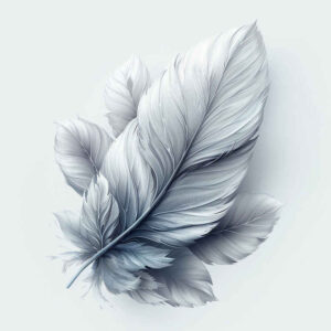 fine-line-feather-simple-form-for-upper-chest – tattoo design ideas free ai generated – Gallery: feathers-inkby-ai